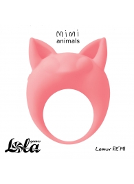 Оранжевое эрекционное кольцо Lemur Remi - Lola Games - в Череповце купить с доставкой