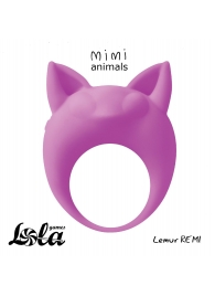 Фиолетовое эрекционное кольцо Lemur Remi - Lola Games - в Череповце купить с доставкой