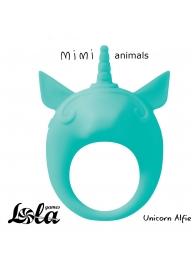 Зеленое эрекционное кольцо Unicorn Alfie - Lola Games - в Череповце купить с доставкой