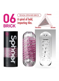Мастурбатор SPINNER Brick - Tenga - в Череповце купить с доставкой