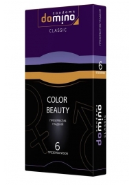 Разноцветные презервативы DOMINO Colour Beauty - 6 шт. - Domino - купить с доставкой в Череповце
