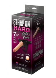 Пояс-трусики с насадкой Hard brutal-consul - 19 см. - LOVETOY (А-Полимер) - купить с доставкой в Череповце