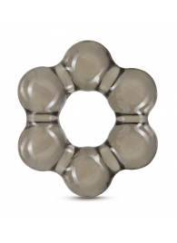 Дымчатое эрекционное кольцо Stay Hard Thick Bead Cock Ring - Blush Novelties - в Череповце купить с доставкой