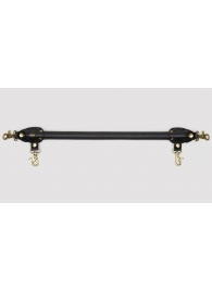 Черная распорка для ног Bound to You Faux Leather Spreader Bar - 50,8 см. - Fifty Shades of Grey - купить с доставкой в Череповце