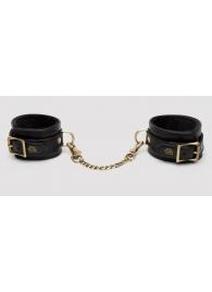 Черные оковы на ноги Bound to You Faux Leather Ankle Cuffs - Fifty Shades of Grey - купить с доставкой в Череповце