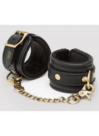 Черные наручники Bound to You Faux Leather Wrist Cuffs - Fifty Shades of Grey - купить с доставкой в Череповце
