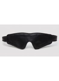 Черная плотная маска на глаза Bound to You Faux Leather Blindfold - Fifty Shades of Grey - купить с доставкой в Череповце