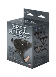 Пояс HARNESS BEST SELECT с вагинальной пробкой - LOVETOY (А-Полимер) - купить с доставкой в Череповце