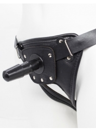 Черный пояс для насадок CLASS STRAP Restyling - LOVETOY (А-Полимер) - купить с доставкой в Череповце