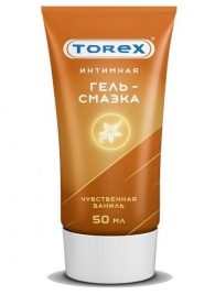 Смазка на водной основе TOREX  Чувственная ваниль  - 50 мл. - Torex - купить с доставкой в Череповце