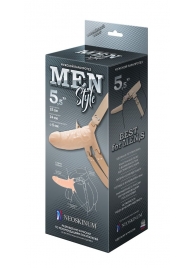 Телесный мужской парапротез MEN STYLE - 15 см. - LOVETOY (А-Полимер) - купить с доставкой в Череповце