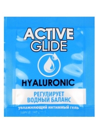 Лубрикант на водной основе Active Glide с гиалуроновой кислотой - 3 гр. - Биоритм - купить с доставкой в Череповце