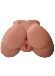 Кофейный мастурбатор-полуторс Perfect Ass Masturbator - Pipedream - в Череповце купить с доставкой