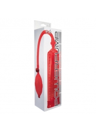 Красная вакуумная помпа Power Pump Red - Toy Joy - в Череповце купить с доставкой