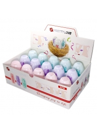 Набор из 15 мини-мастурбаторов Fantastic Egg Hard Boiled - Baile - в Череповце купить с доставкой