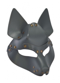 Серая маска Wolf с клепками - Sitabella - купить с доставкой в Череповце
