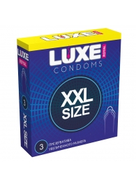 Презервативы увеличенного размера LUXE Royal XXL Size - 3 шт. - Luxe - купить с доставкой в Череповце