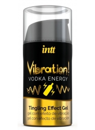 Жидкий интимный гель с эффектом вибрации Vibration! Vodka Energy - 15 мл. - INTT - купить с доставкой в Череповце