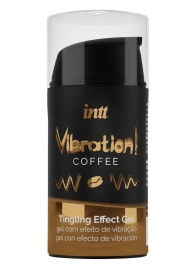 Жидкий интимный гель с эффектом вибрации Vibration! Coffee - 15 мл. - INTT - купить с доставкой в Череповце