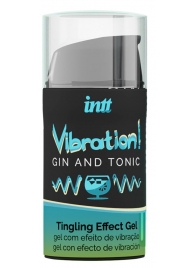 Жидкий интимный гель с эффектом вибрации Vibration! Gin   Tonic - 15 мл. - INTT - купить с доставкой в Череповце
