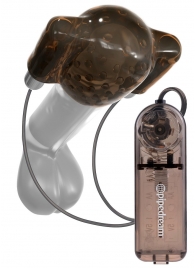 Дымчатый вибростимулятор головки пениса Dual Vibrating Head Teaser - Pipedream - в Череповце купить с доставкой