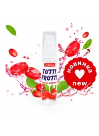 Гель-смазка Tutti-frutti со вкусом барбариса - 30 гр. - Биоритм - купить с доставкой в Череповце