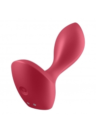 Красный вибромассажёр простаты Satisfyer Backdoor Lover - 14 см. - Satisfyer - в Череповце купить с доставкой