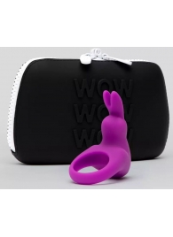 Фиолетовое эрекционное виброкольцо Happy Rabbit Cock Ring Kit - Happy Rabbit - в Череповце купить с доставкой