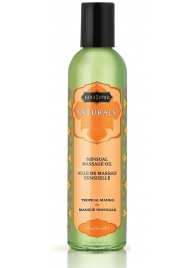 Массажное масло Naturals Tropical Mango с ароматом манго - 236 мл. - Kama Sutra - купить с доставкой в Череповце
