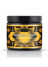 Пудра для тела Honey Dust Body Powder с ароматом кокоса и ананаса - 170 гр. - Kama Sutra - купить с доставкой в Череповце