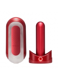 Красный мастурбатор Flip Zero Red   Warmer с подогревом - Tenga - в Череповце купить с доставкой