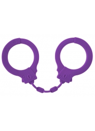 Фиолетовые силиконовые поножи Limitation - Lola Games - купить с доставкой в Череповце