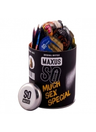 Текстурированные презервативы в кейсе MAXUS So Much Sex - 100 шт. - Maxus - купить с доставкой в Череповце