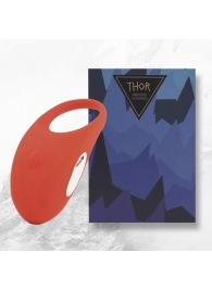 Красное кольцо с вибрацией Thor Cockring - FeelzToys - в Череповце купить с доставкой