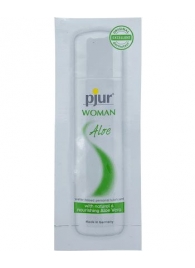Лубрикант на водной основе pjur WOMAN Aloe - 2 мл. - Pjur - купить с доставкой в Череповце