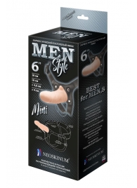 Пустотелый фаллопротез MEN STYLE - 17,5 см. - LOVETOY (А-Полимер) - купить с доставкой в Череповце