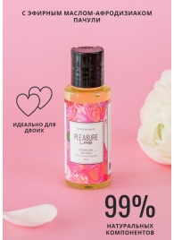 Массажное масло Pleasure Lab Delicate с ароматом пиона и пачули - 50 мл. - Pleasure Lab - купить с доставкой в Череповце