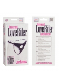 Трусы для страпона с универсальным креплением Universal Love Rider Luxe Harness - California Exotic Novelties - купить с доставкой в Череповце