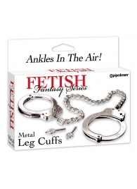 Металлические наручники Metal Leg Cuffs - Pipedream - купить с доставкой в Череповце