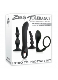 Набор стимуляторов простаты Intro To Prostate Kit - Zero Tolerance - в Череповце купить с доставкой
