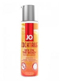 Вкусовой лубрикант на водной основе JO Cocktails Sex On The Beach - 60 мл. - System JO - купить с доставкой в Череповце