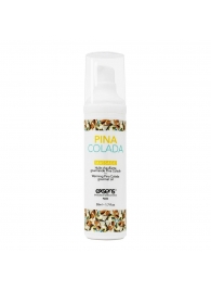 Разогревающее массажное масло с ароматом пина колада Gourmet Pina Colada - 50 мл. - Exsens - купить с доставкой в Череповце