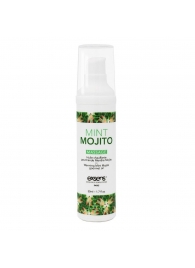 Разогревающее массажное масло с ароматом мохито Gourmet Mint Mojito - 50 мл. - Exsens - купить с доставкой в Череповце