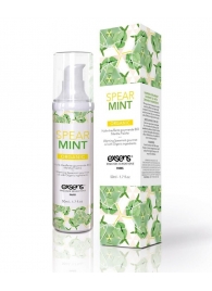 Разогревающее массажное масло Gourmet Spearmint Organic с органическими ингредиентами - 50 мл. - Exsens - купить с доставкой в Череповце