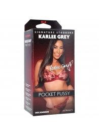 Мастурбатор-вагина Karlee Grey ULTRASKYN Pocket Pussy - Doc Johnson - в Череповце купить с доставкой