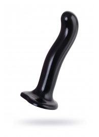 Черный стимулятор для пар P G-Spot Dildo Size M - 18 см. - Strap-on-me - в Череповце купить с доставкой