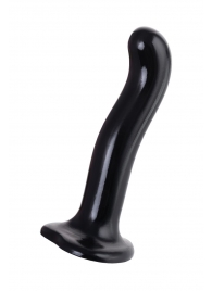 Черный стимулятор для пар P G-Spot Dildo Size M - 18 см. - Strap-on-me - в Череповце купить с доставкой