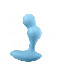 Голубой анальный вибростимулятор Deep Driver - 11,2 см. - Satisfyer - в Череповце купить с доставкой