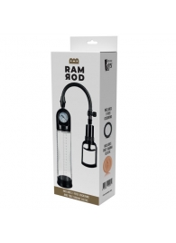 Прозрачная вакуумная помпа с манометром Deluxe Penis Pump - Dream Toys - в Череповце купить с доставкой