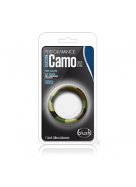 Эрекционное кольцо камуфляжной расцветки Silicone Camo Cock Ring - Blush Novelties - в Череповце купить с доставкой